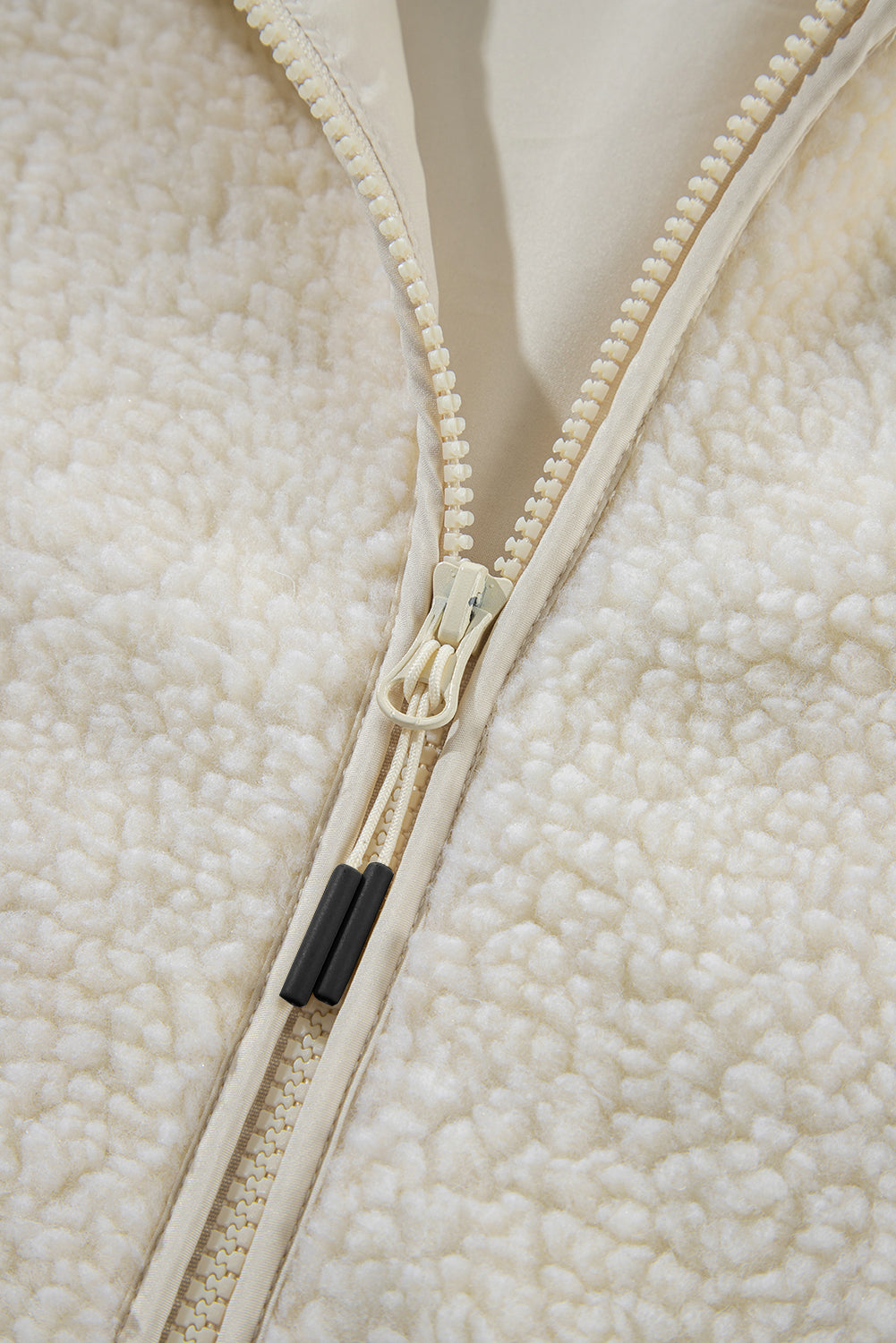 Beige Fleece Jacket