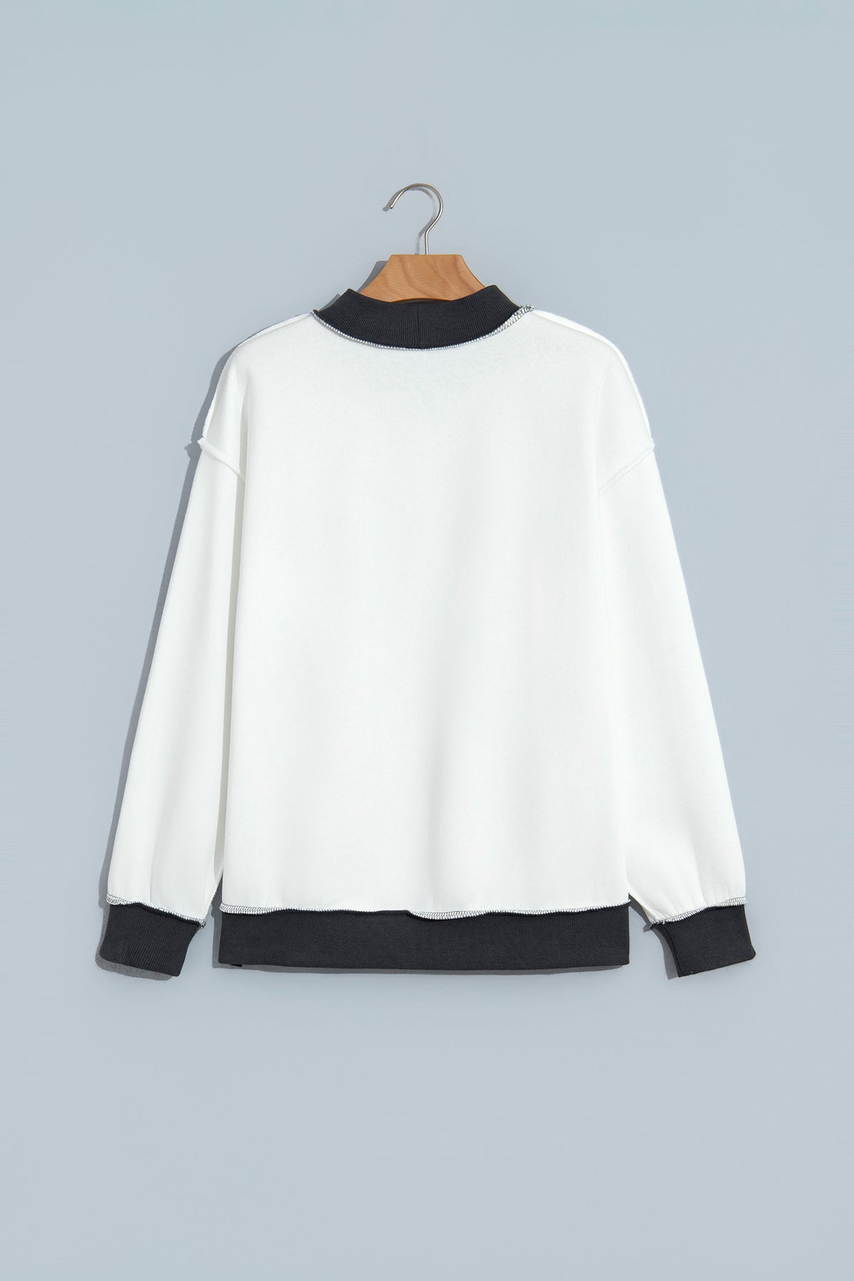 Saved By Grace Block Mock Neck Sweatshirt