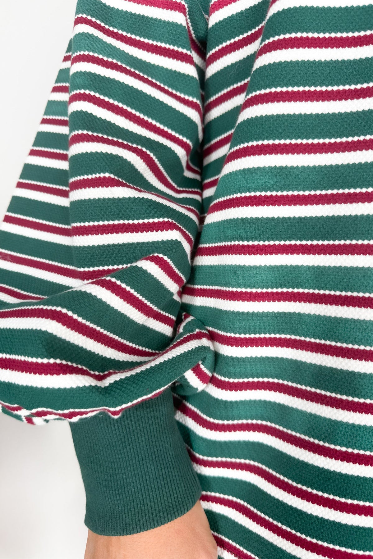 Green Stripe Striped Long Sleeve