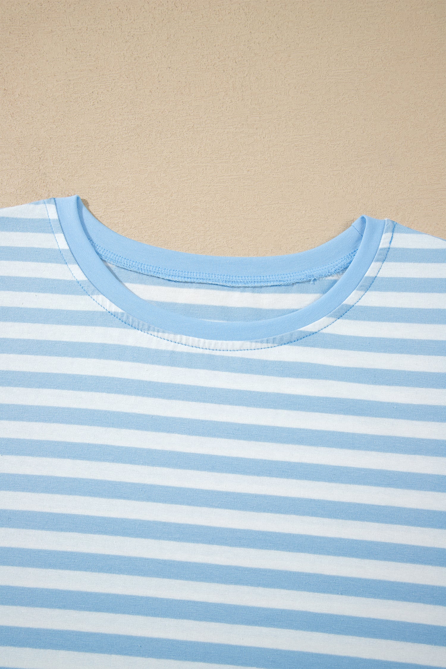 Sky Blue Stripe Tank & Mini Skort Set