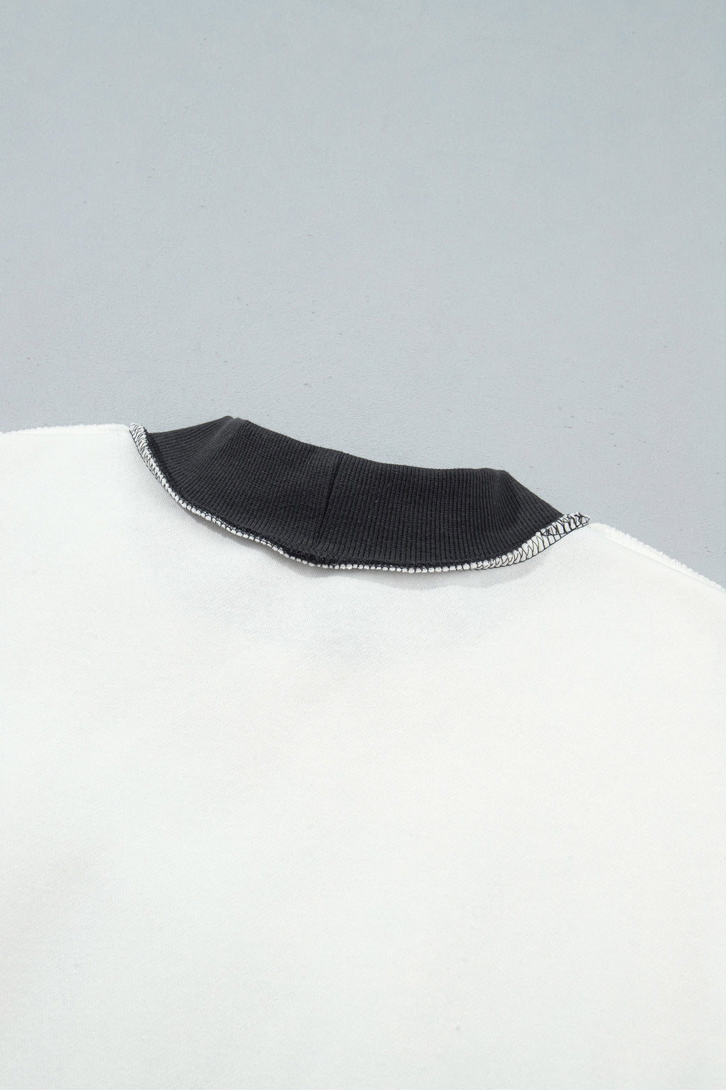 Saved By Grace Block Mock Neck Sweatshirt