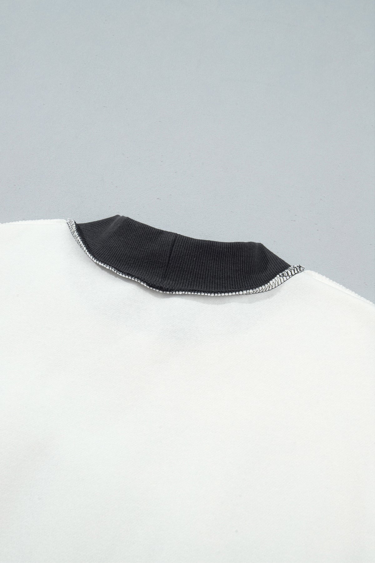 Saved By Grace Block Mock Neck Sweatshirt
