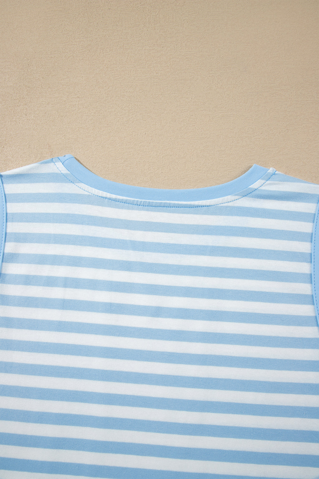 Sky Blue Stripe Tank & Mini Skort Set