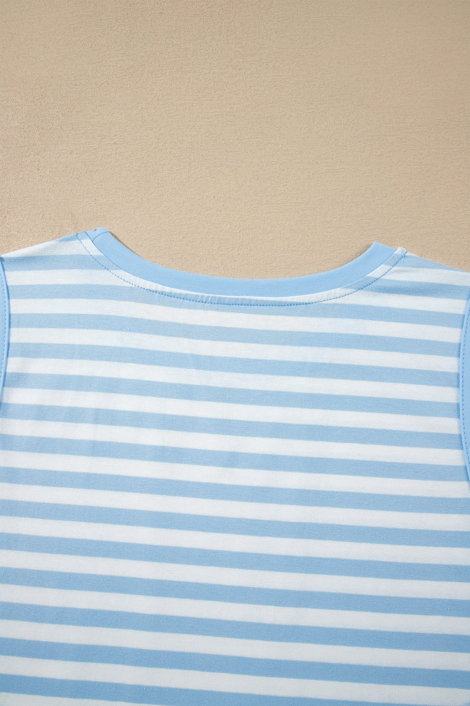 Sky Blue Stripe Tank & Mini Skort Set