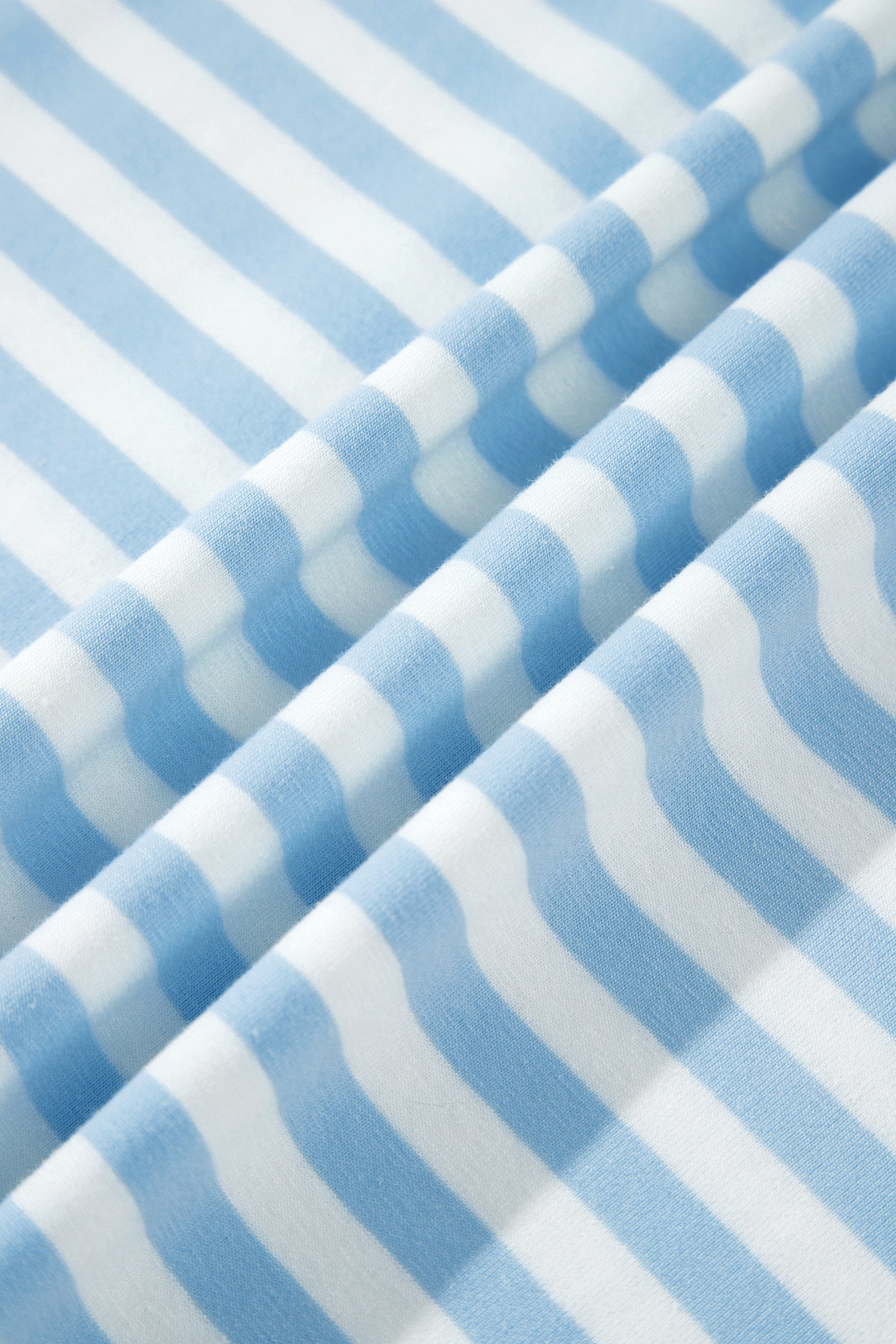 Sky Blue Stripe Tank & Mini Skort Set