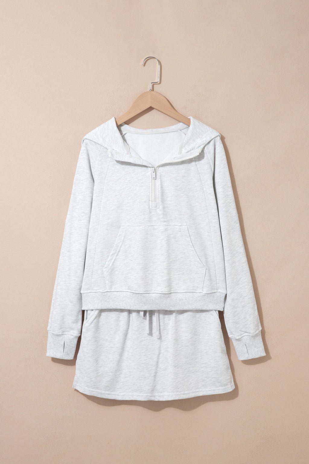Quarter Zip and Athletic Skort Set