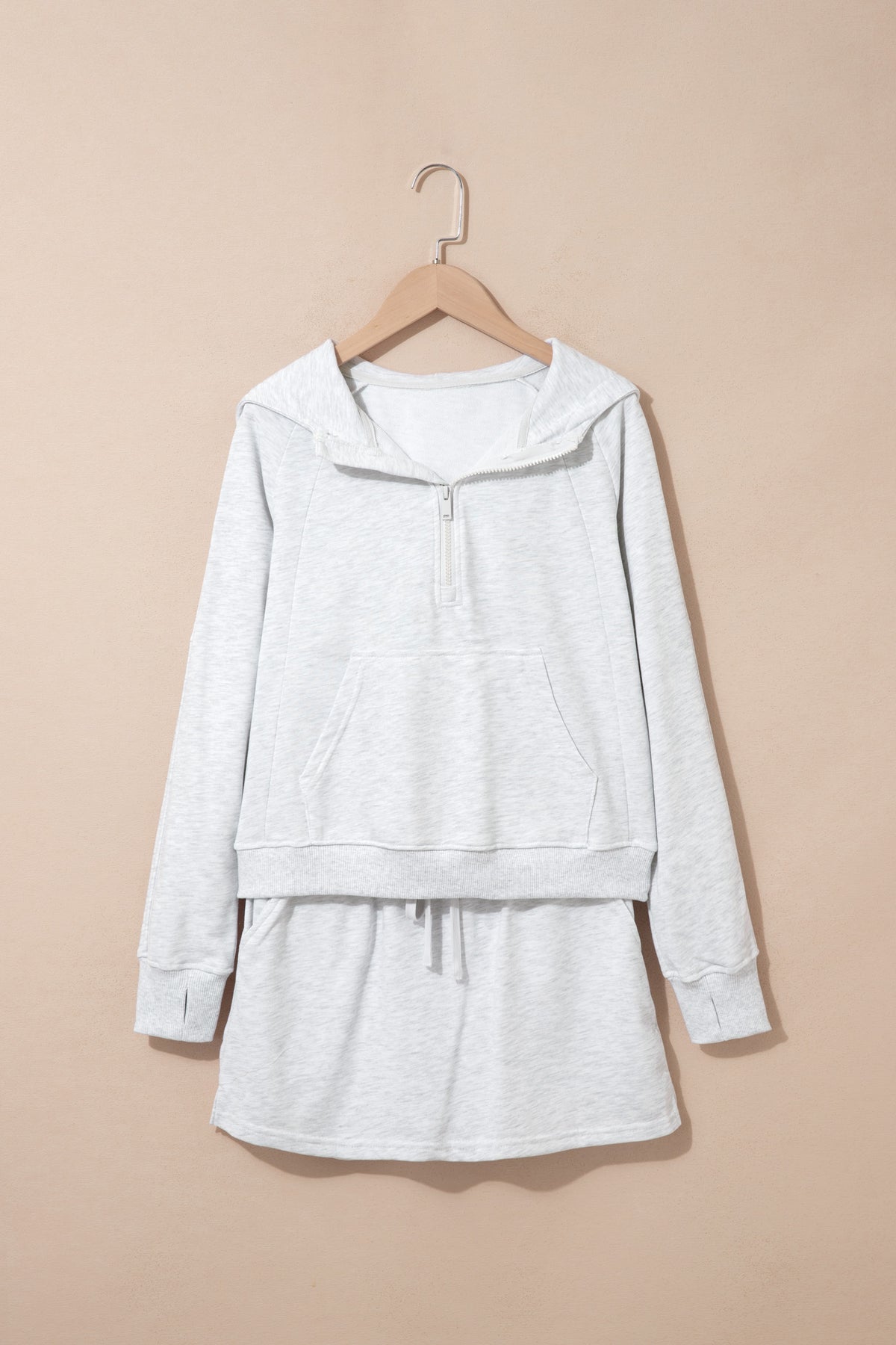 Quarter Zip and Athletic Skort Set