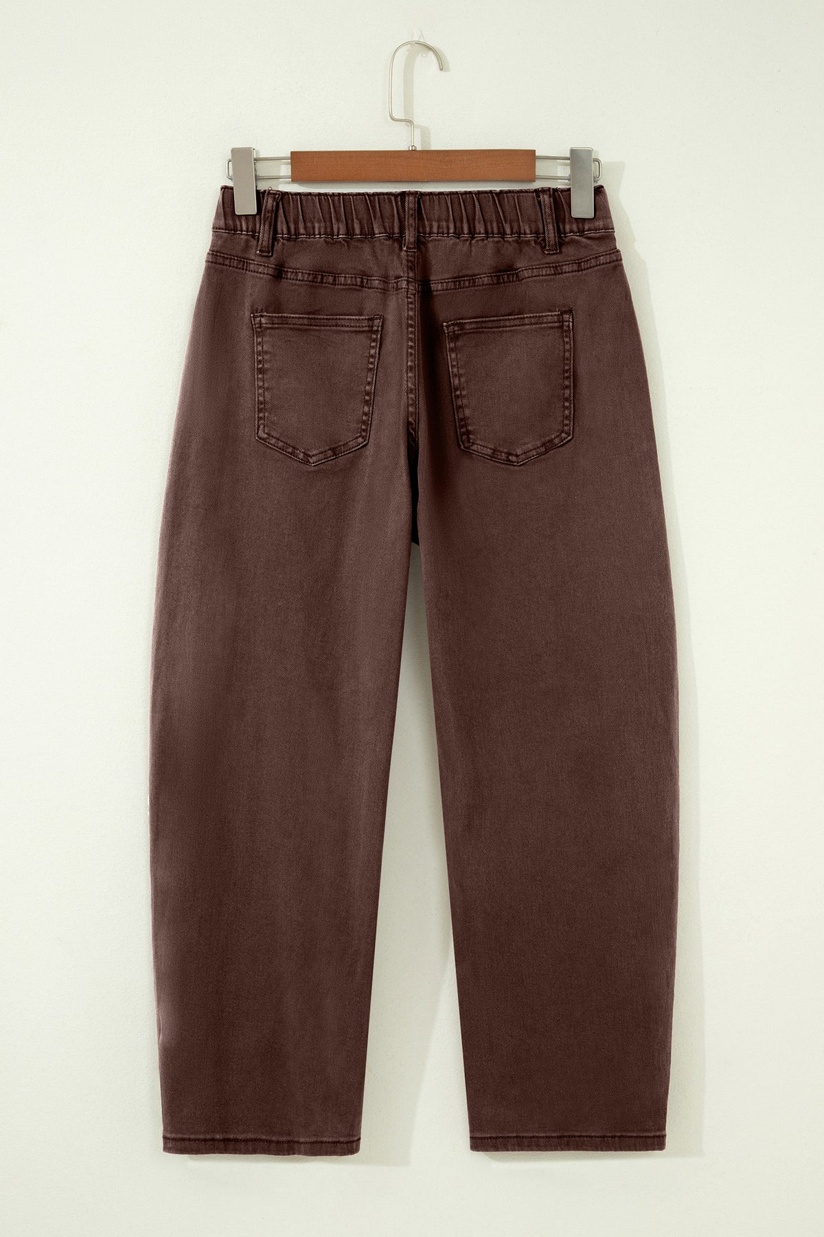 Ankle-length Barrel Jeans