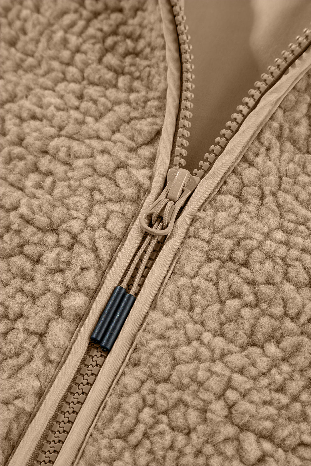 Beige Fleece Jacket
