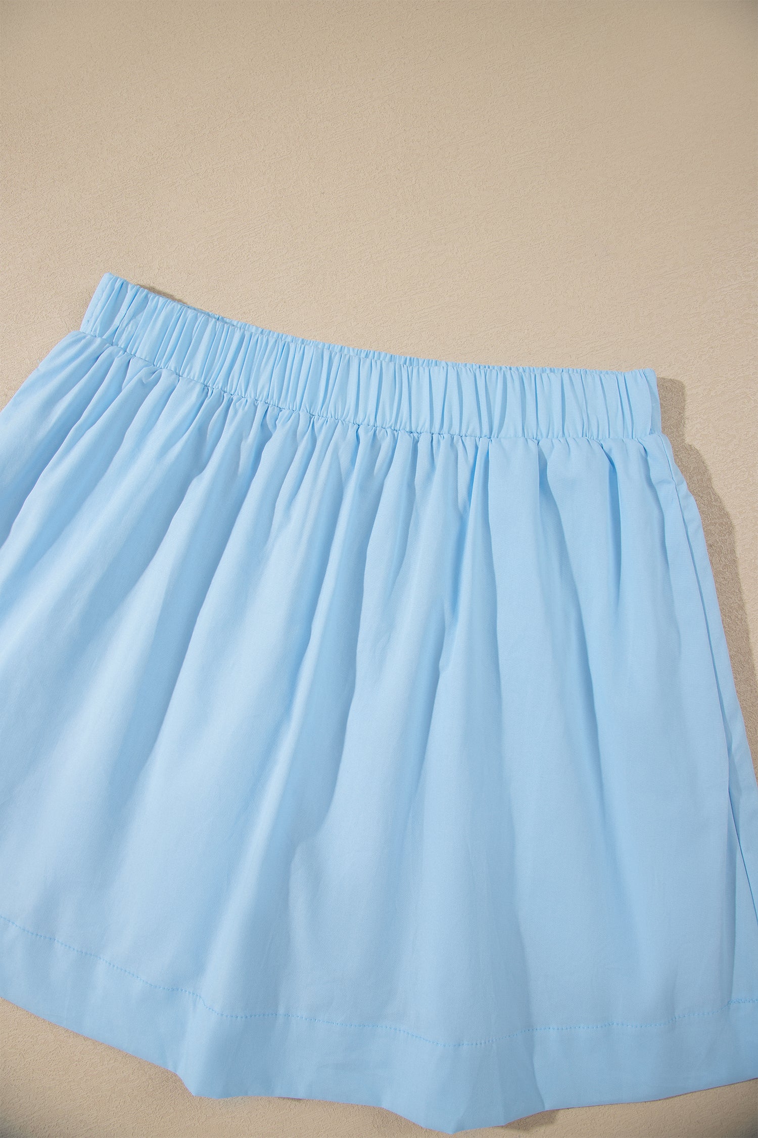Sky Blue Stripe Tank & Mini Skort Set
