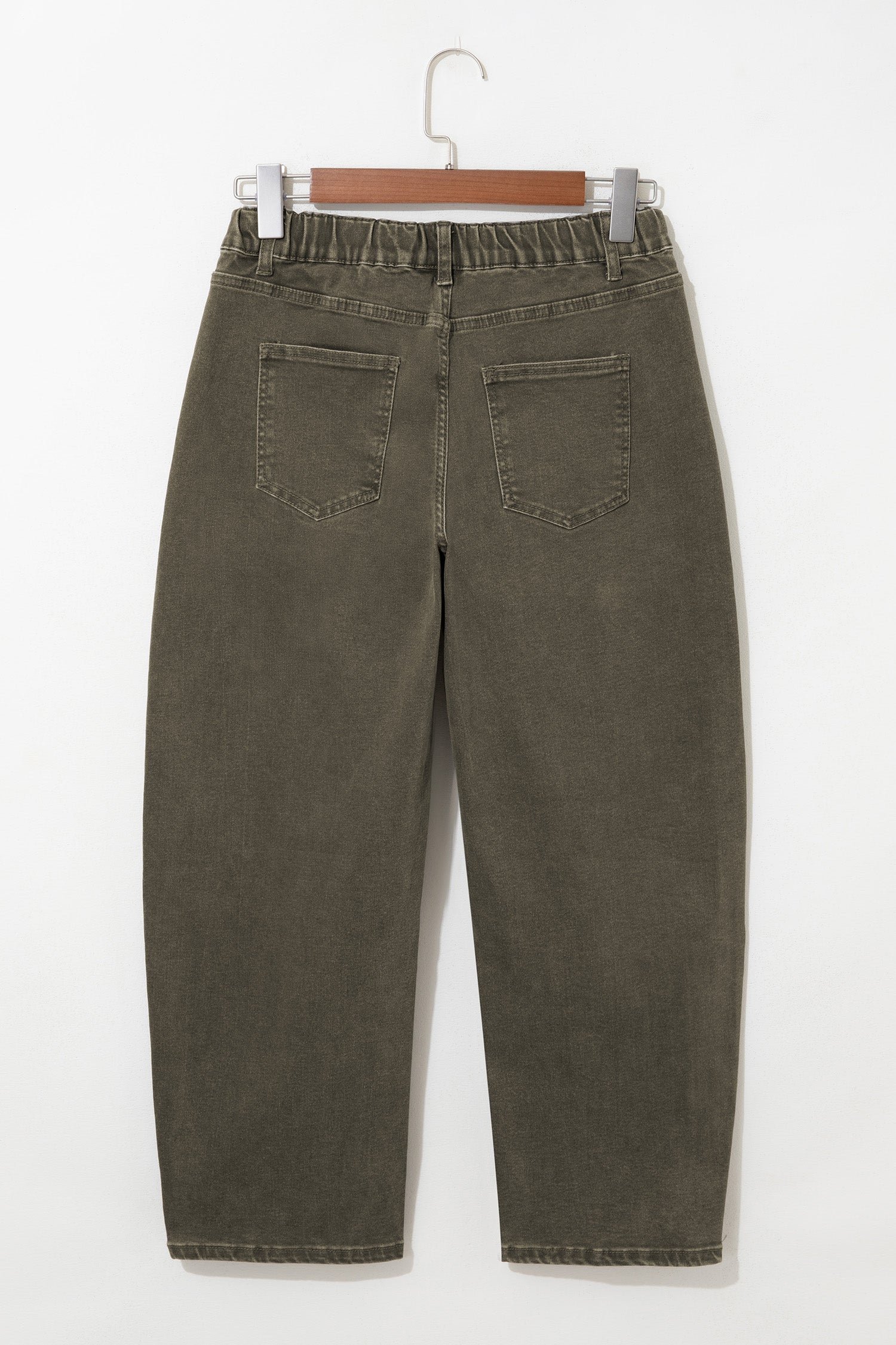 Ankle-length Barrel Jeans
