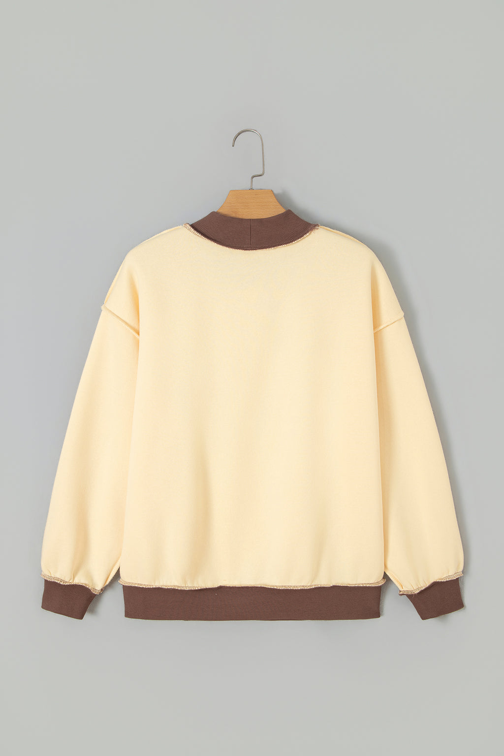 Saved By Grace Block Mock Neck Sweatshirt