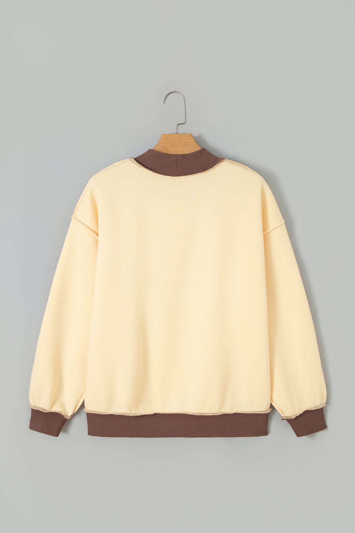 Saved By Grace Block Mock Neck Sweatshirt