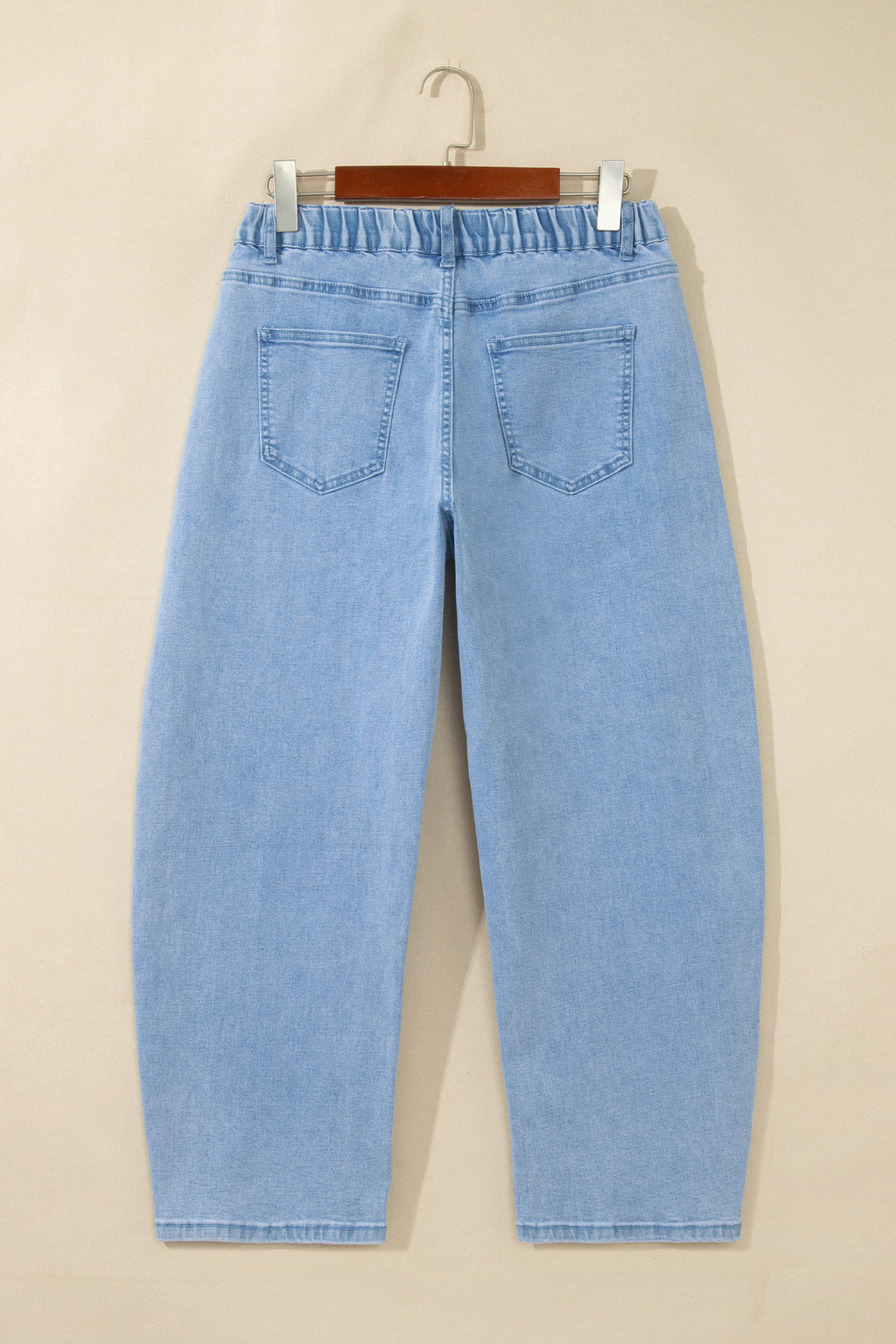 Ankle-length Barrel Jeans