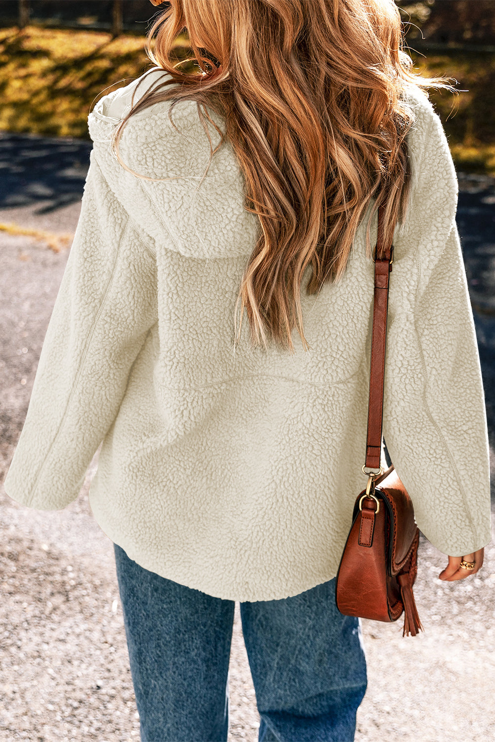 Beige Fleece Jacket