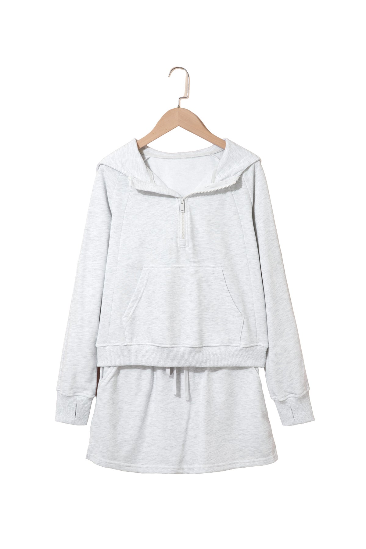 Quarter Zip and Athletic Skort Set