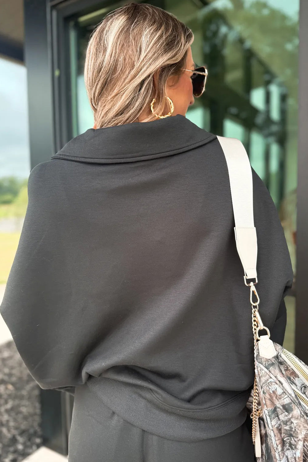 Quarter-Zip Two-Piece Set