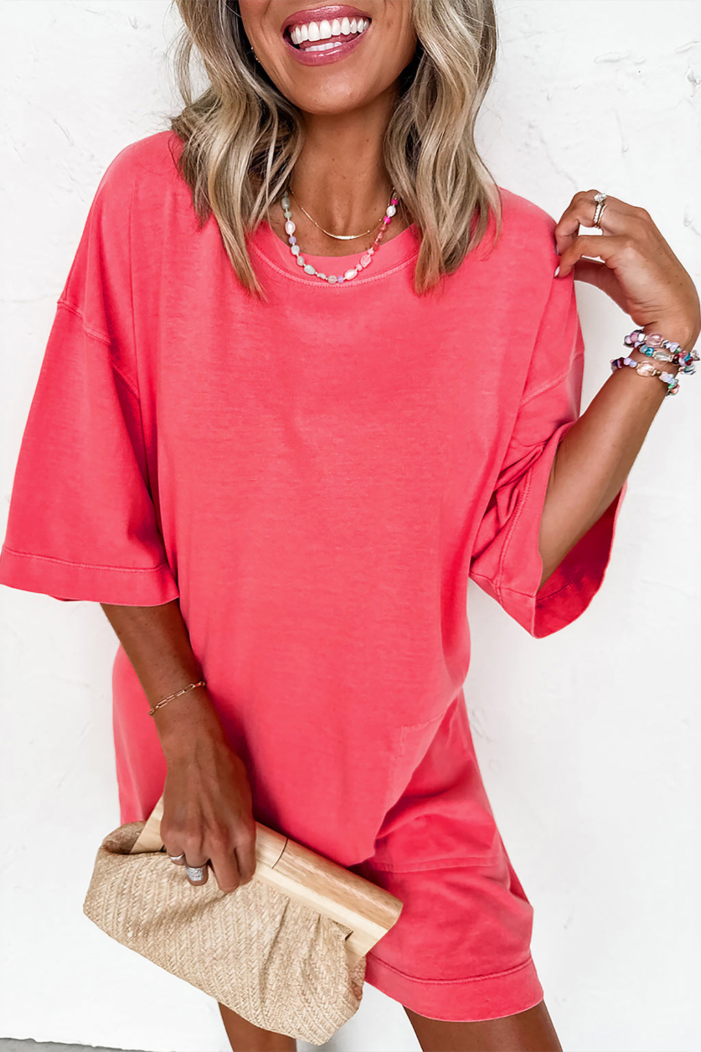 Light Casual T Shirt Mini Dress