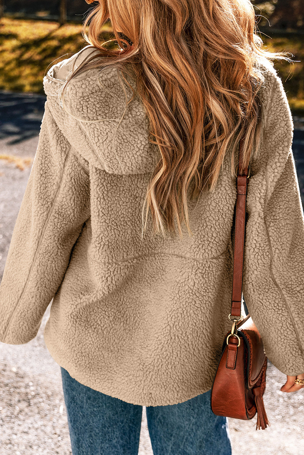 Beige Fleece Jacket